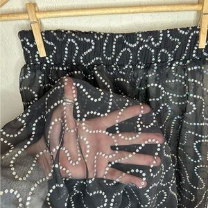 Vintage Sheer Black Pants